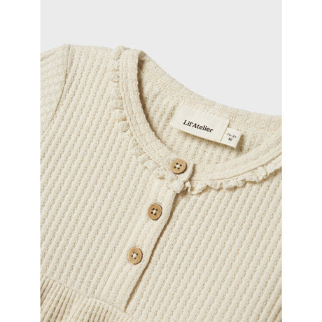 Lil'Atelier Turtledove Nmfosanne Ls Kjole Lil