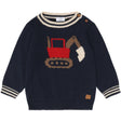 Hust & Claire More Navy Pilou Strik Backhoe