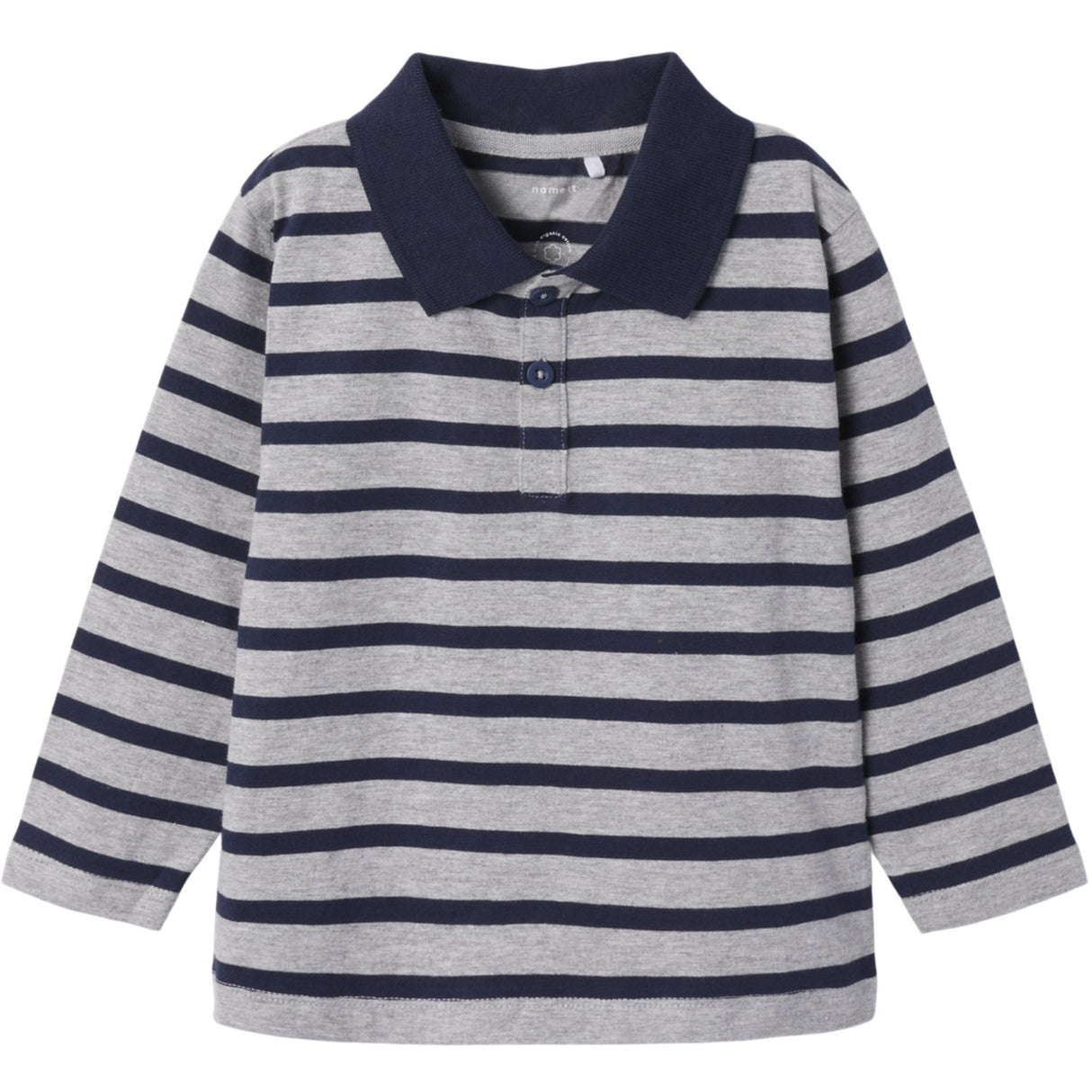 Name It Grey Melange Nmmotis Ls Nreg Polo