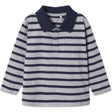 Name It Grey Melange Nmmotis Ls Nreg Polo