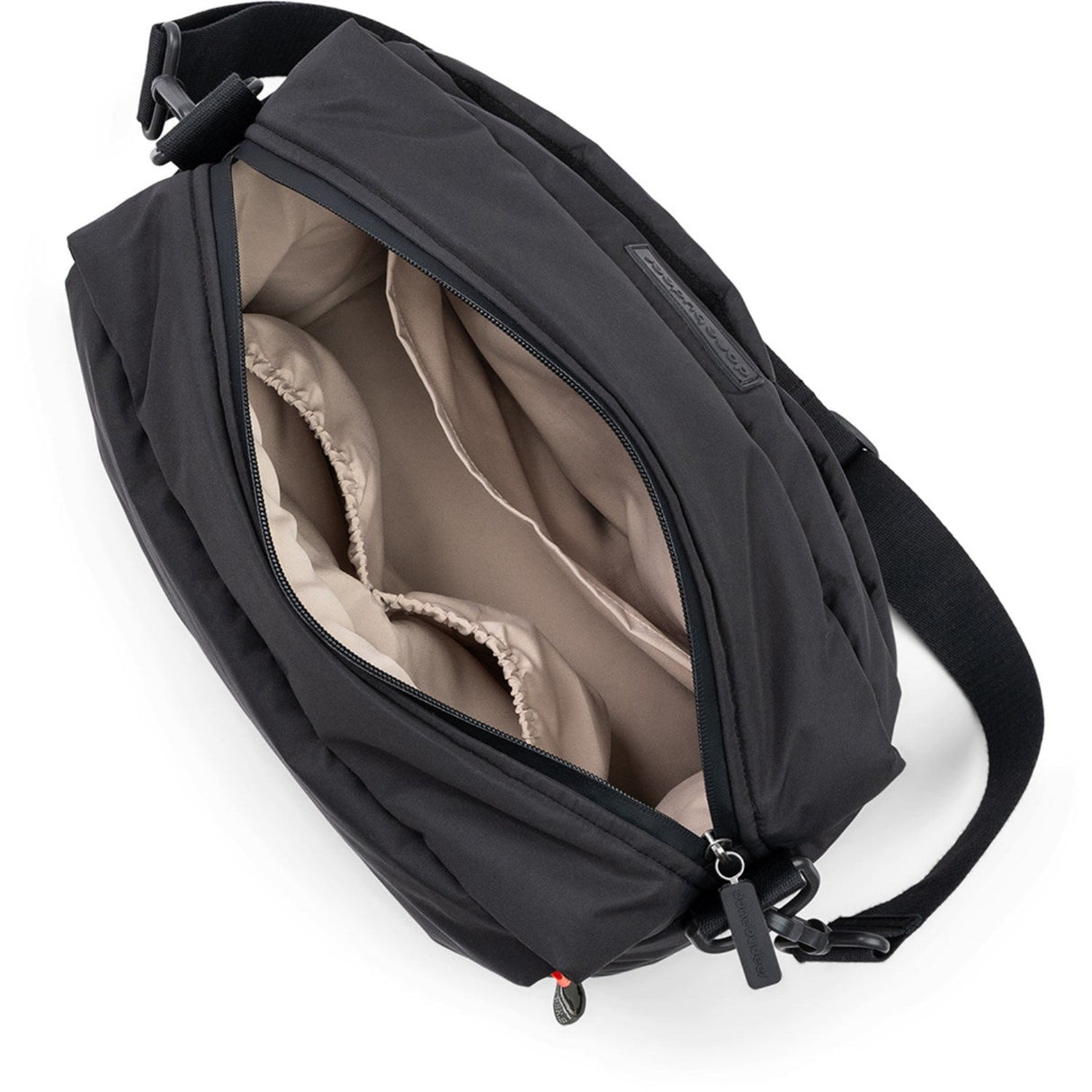 DonebyDeer Black Quiltet Barnevognstaske