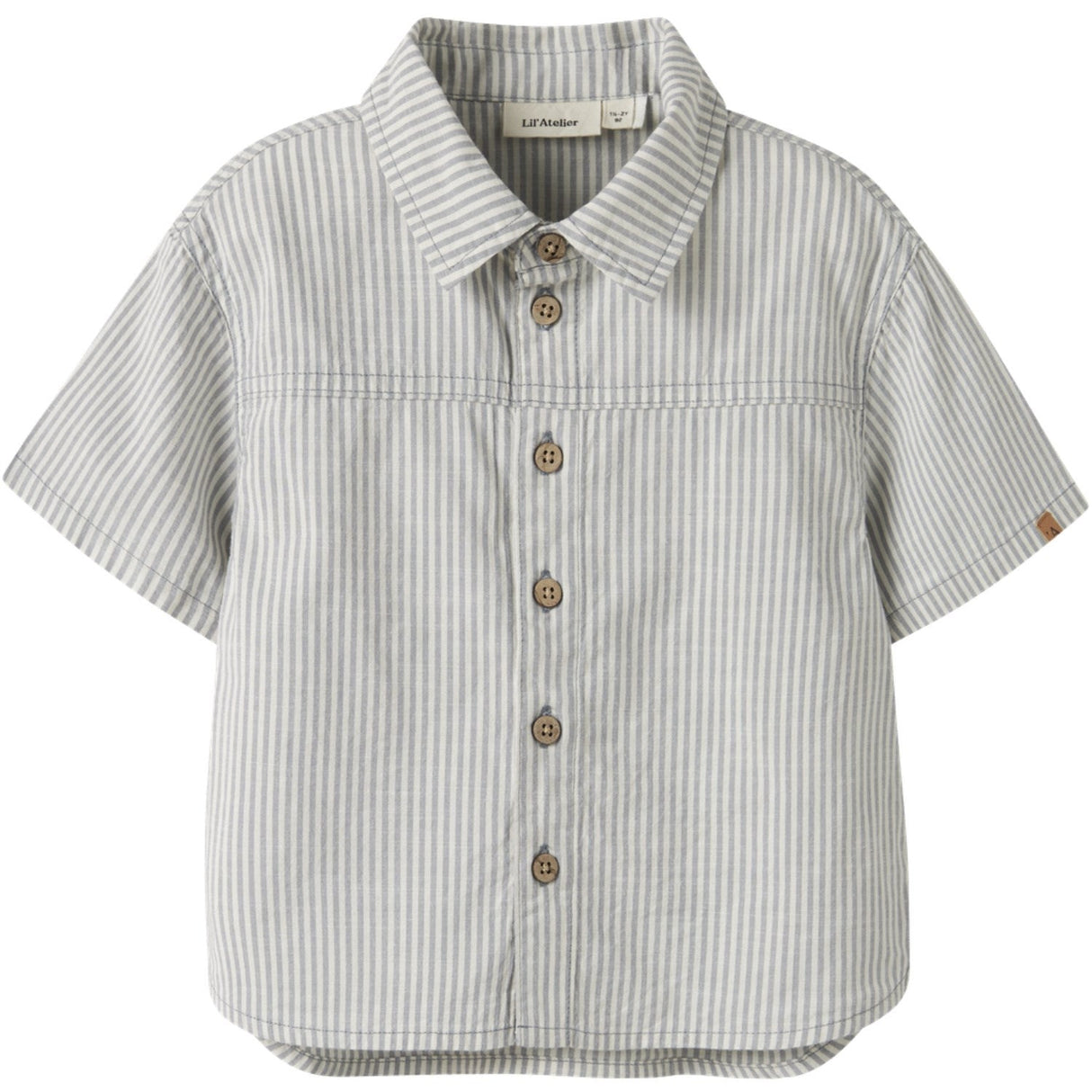 Lil'Atelier Coconut Milk Nmmdarko Ss Loose Skjorte Lil