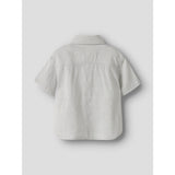 Lil'Atelier Coconut Milk Nmmdarko Ss Loose Skjorte Lil