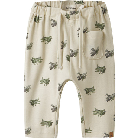 Lil'Atelier Coconut Milk Airplane Nbmlayo Geu Loose Bukser Lil