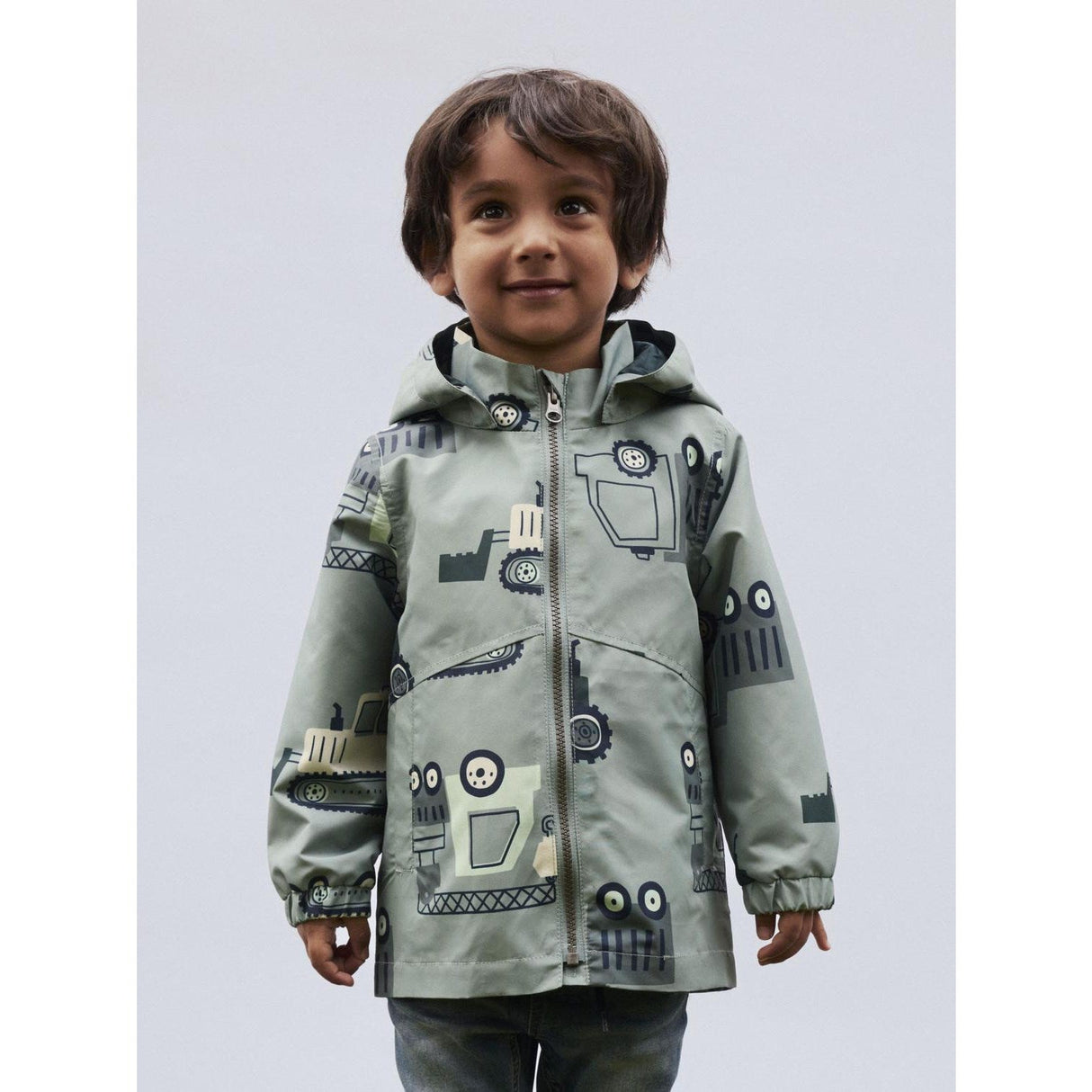 Name It Chinois Green Nmmmax Jakke Li Aop Noos