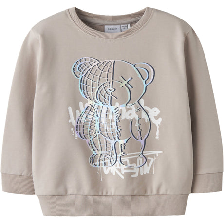 Name It Chateau Gray Nmmdonvu Ls Nreg Sweat Box Unb