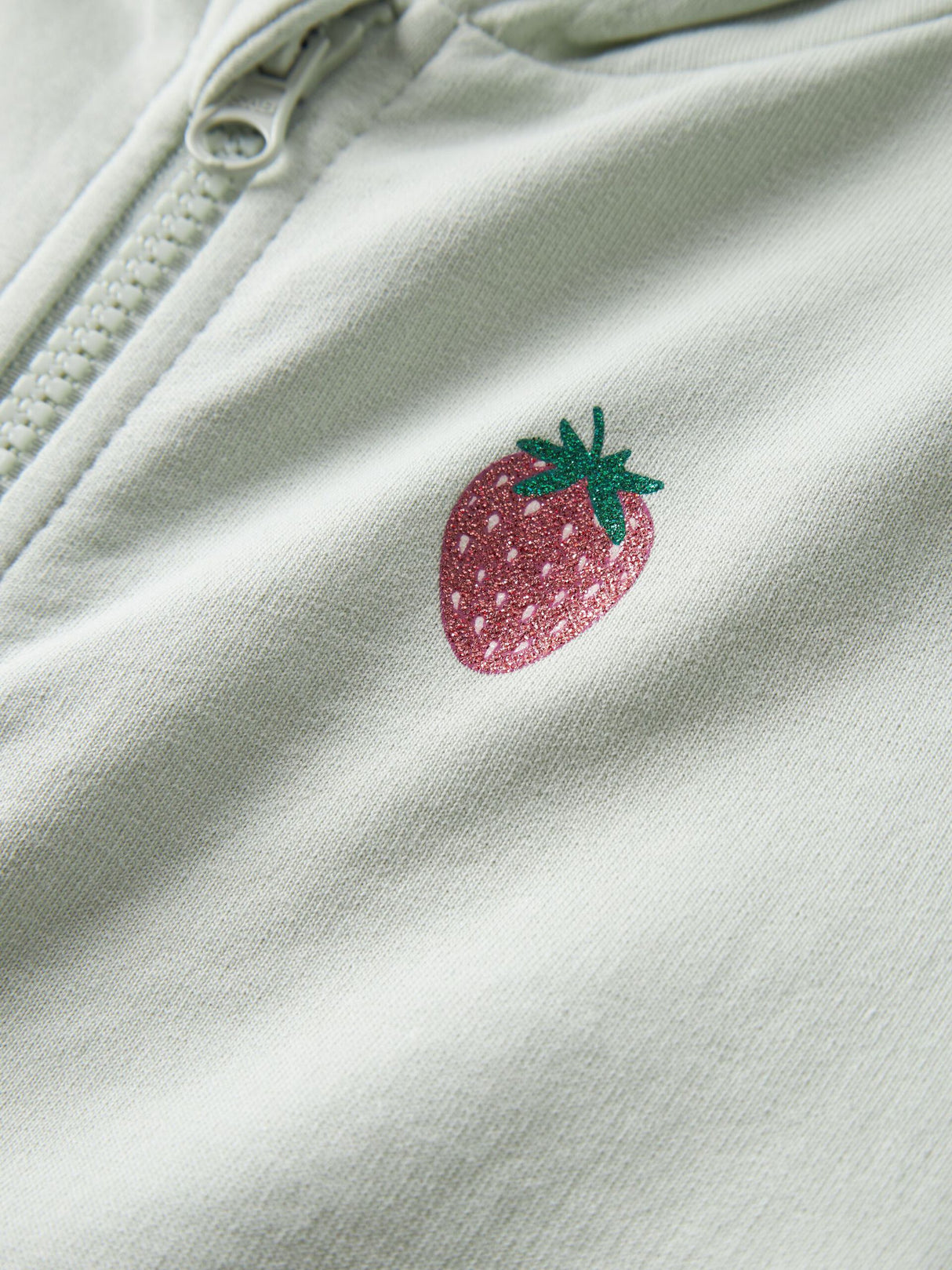 Name It Pale Aqua Glitter Strawberry Nmfvalonny Ls Nreg Swe Card Wh Unb "350"