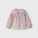 Name It - nmfnulina ls shirt Burnished Lilac/Peppercorn