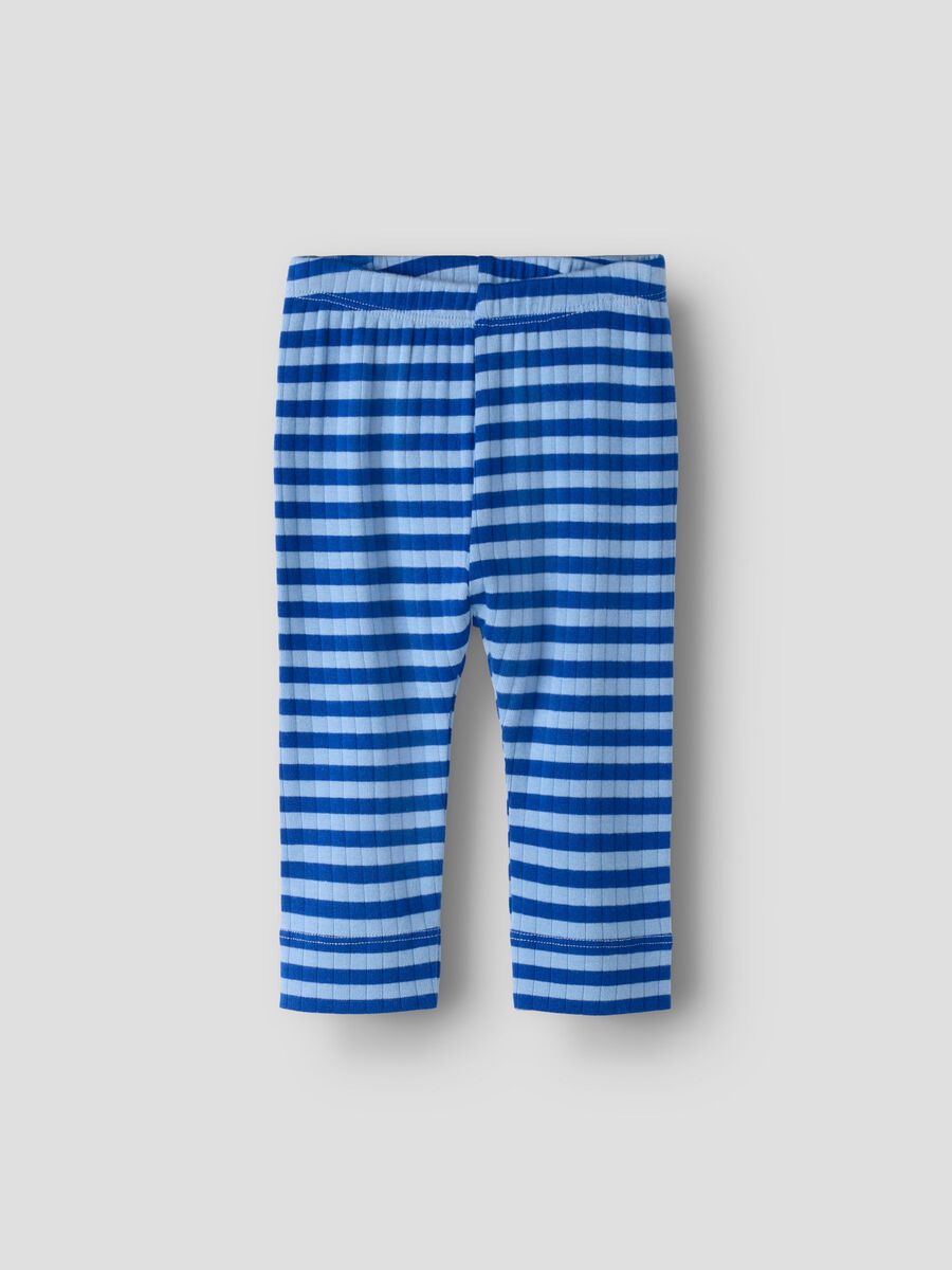 Name It dorkan slim legging web/bell blå