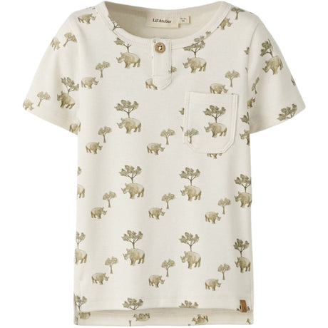 Lil'Atelier Coconut Milk Rhino Nmmlayo Ss Slim Top Lil