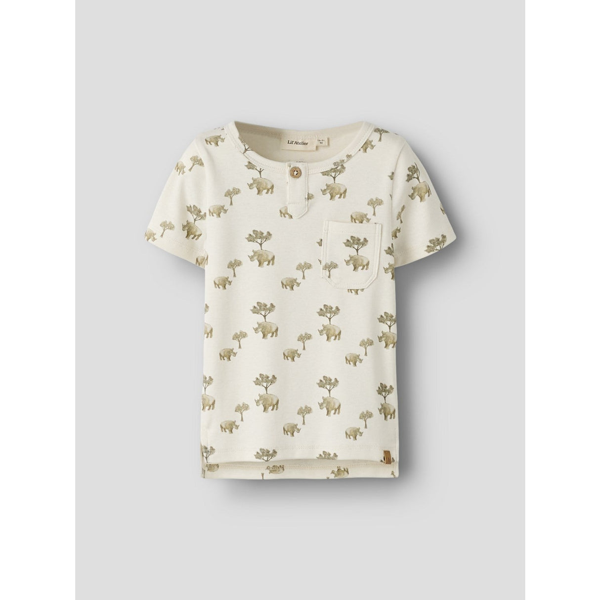 Lil'Atelier Coconut Milk Rhino Nmmlayo Ss Slim Top Lil