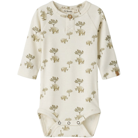 Lil'Atelier Coconut Milk Rhino Nbmlayo Ls Slim Body Lil