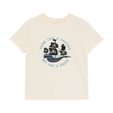 Minymo - Sand T-shirt med pirat 134228