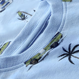 Minymo - Lyseblå T-shirt "Bil" 134305