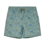 Minymo - Grønne Badeshorts med firben 134340