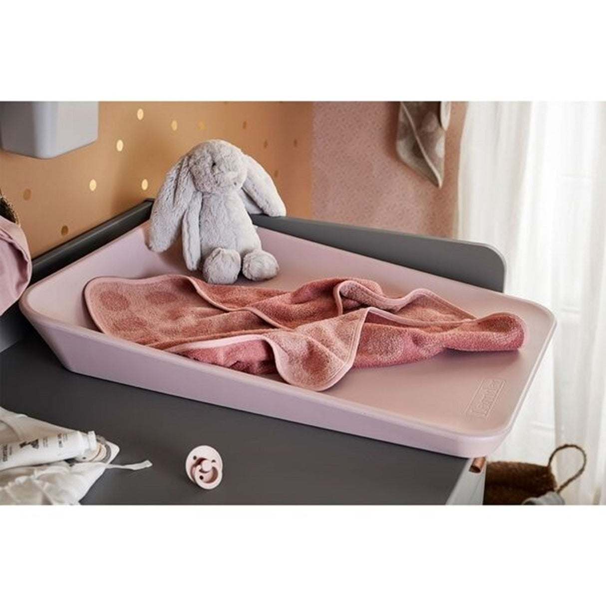 Leander Topper Til Puslepude Dusty Rose