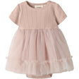 Lil'Atelier Peach Whip Nbffanella Ss Body Tyl Kjole Lil