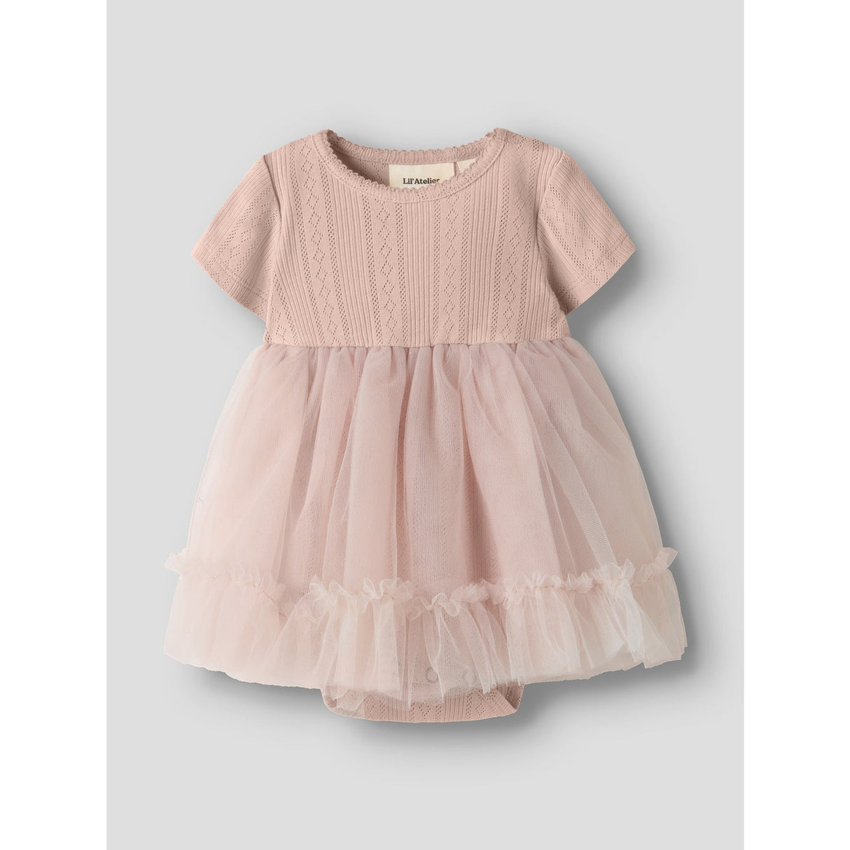 Lil'Atelier Peach Whip Nbffanella Ss Body Tyl Kjole Lil