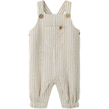 Lil'Atelier Coconut Milk Feather Gray Nbmfausto Loose Overall Lil