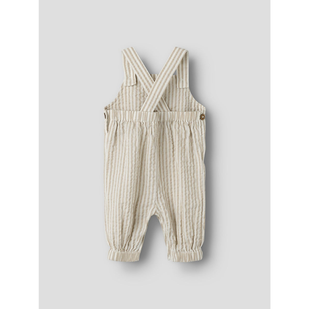 Lil'Atelier Coconut Milk Feather Gray Nbmfausto Loose Overall Lil