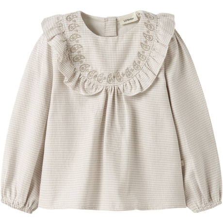 Lil'Atelier Coconut Milk Nmffoley Ls Loose Skjorte Lil