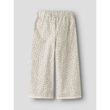 Lil'Atelier Coconut Milk Nmffjola Wide Ancle Bukser Lil