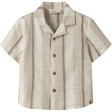 Lil'Atelier Coconut Milk Nmmfibert Ss Loose Skjorte Lil