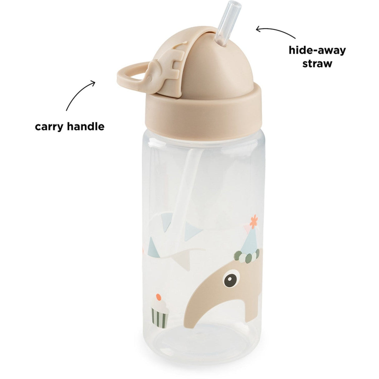 DonebyDeer Celebration Powder Drikkedunk Med Sugerør 350 Ml