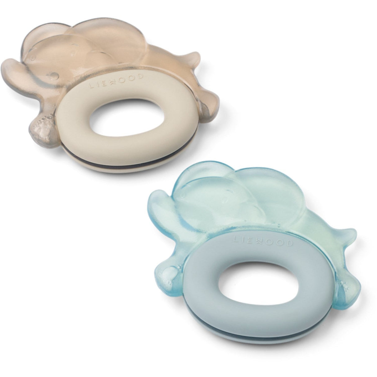 LIEWOOD Sandy / Dove Blue Rita Elephant Cooling Bidering 2-Pak