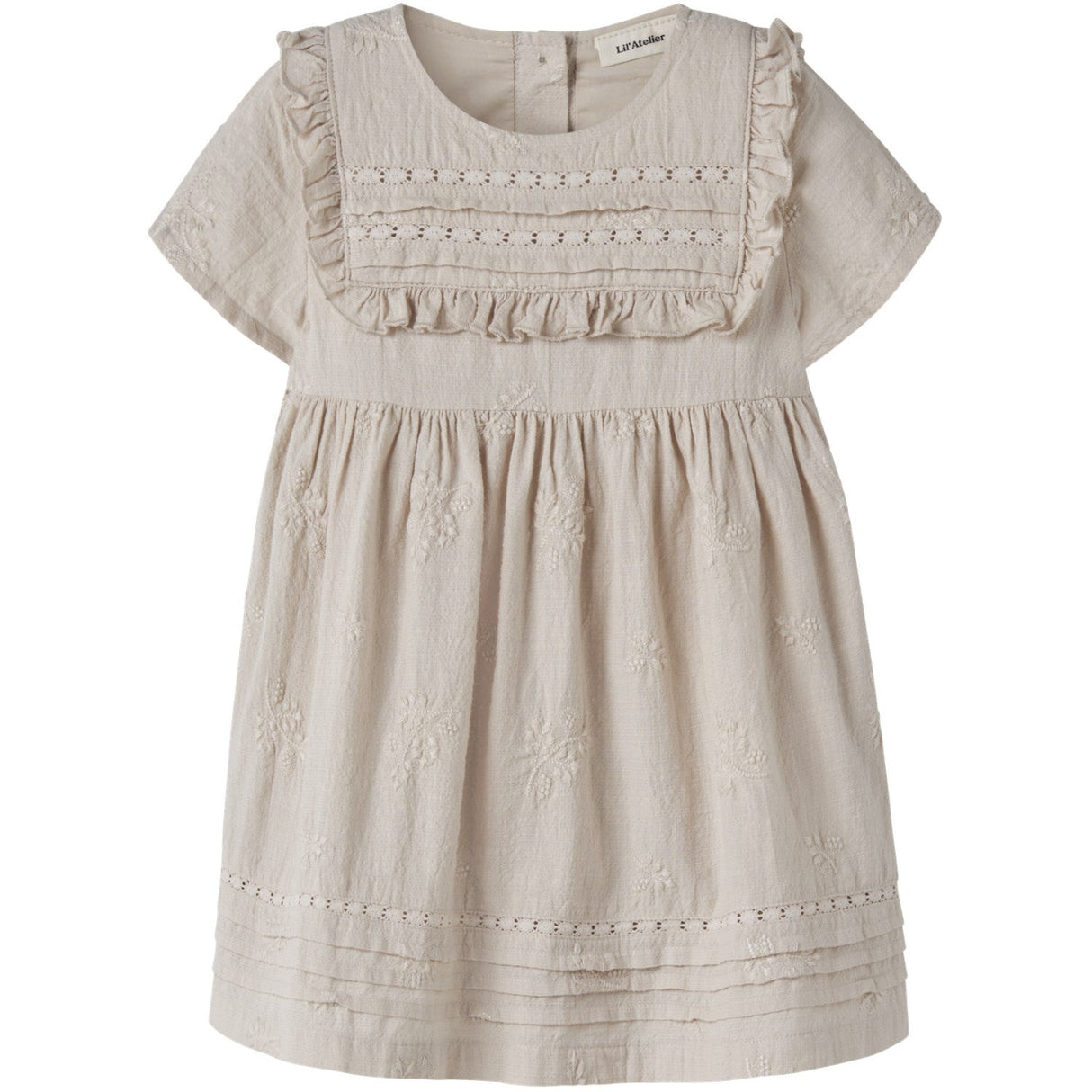 Lil'Atelier Pumice Stone Nmfferonia Ss Loose Kjole Lil