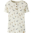 Lil'Atelier Coconut Milk Sea Animals Nmmlavo Esi Ss Slim Top Lil