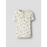 Lil'Atelier Coconut Milk Sea Animals Nmmlavo Esi Ss Slim Top Lil