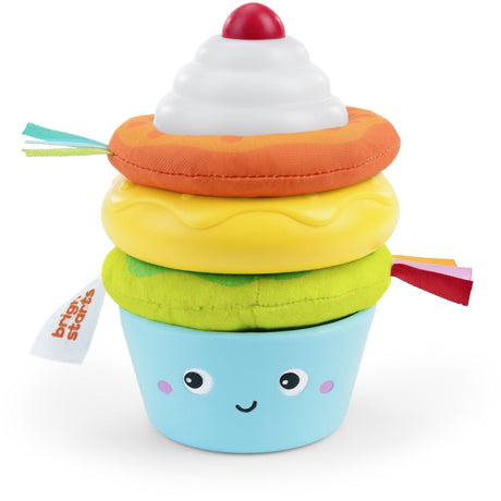 Bright Starts Cupcake Tower™ Stacking Legetøj With Bidering