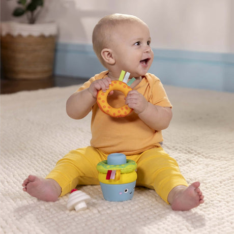 Bright Starts Cupcake Tower™ Stacking Legetøj With Bidering