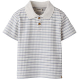 Lil'Atelier Coconut Milk Dusty Blue Nmmhaldur Ss Loose Polo Lil