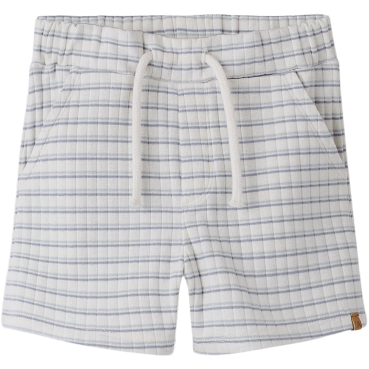 Lil'Atelier Coconut Milk Dusty Blue Nmmhaldur Loose Shorts Lil