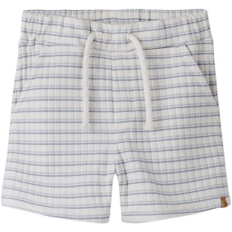 Lil'Atelier Coconut Milk Dusty Blue Nmmhaldur Loose Shorts Lil