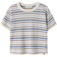 Lil'Atelier Coconut Milk Dusty Blue Nmmhito Ss Loose Strik Lil