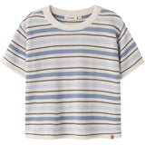 Lil'Atelier Coconut Milk Dusty Blue Nmmhito Ss Loose Strik Lil