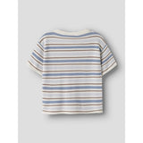 Lil'Atelier Coconut Milk Dusty Blue Nmmhito Ss Loose Strik Lil