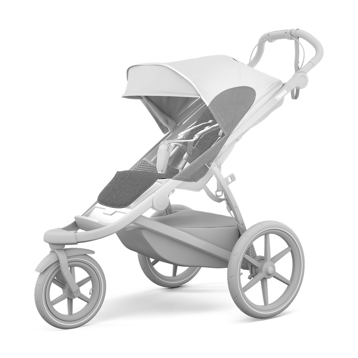 Thule Stroller Seat liner / sædeindsats grey melange