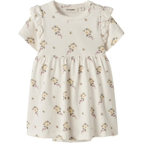 Lil'Atelier Coconut Milk Flower Nbfgayo Sin Ss Body Kjole Lil