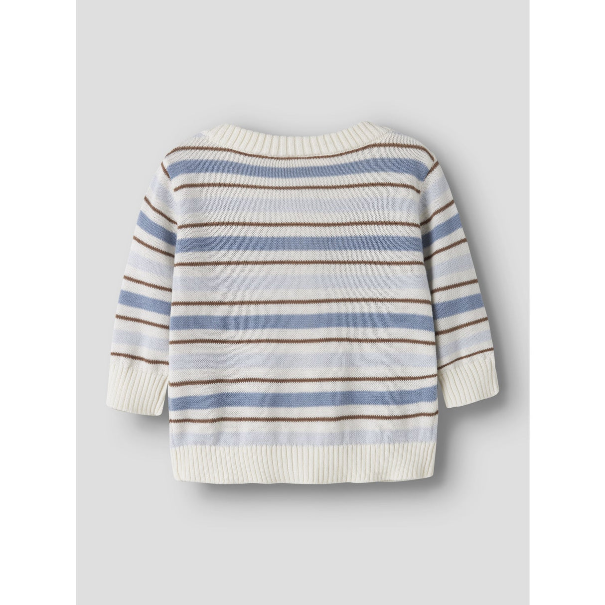Lil'Atelier Coconut Milk Dusty Blue Nbmhito Ls Strik Card Lil