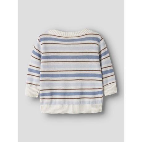 Lil'Atelier Coconut Milk Dusty Blue Nbmhito Ls Strik Card Lil