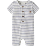 Lil'Atelier Coconut Milk Dusty Blue Nbmhaldur Ss Loose Kort Dragt Lil