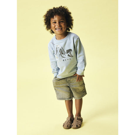 Name It Blue Fog Nmmfinn Ls Nreg Sweat Unb Box