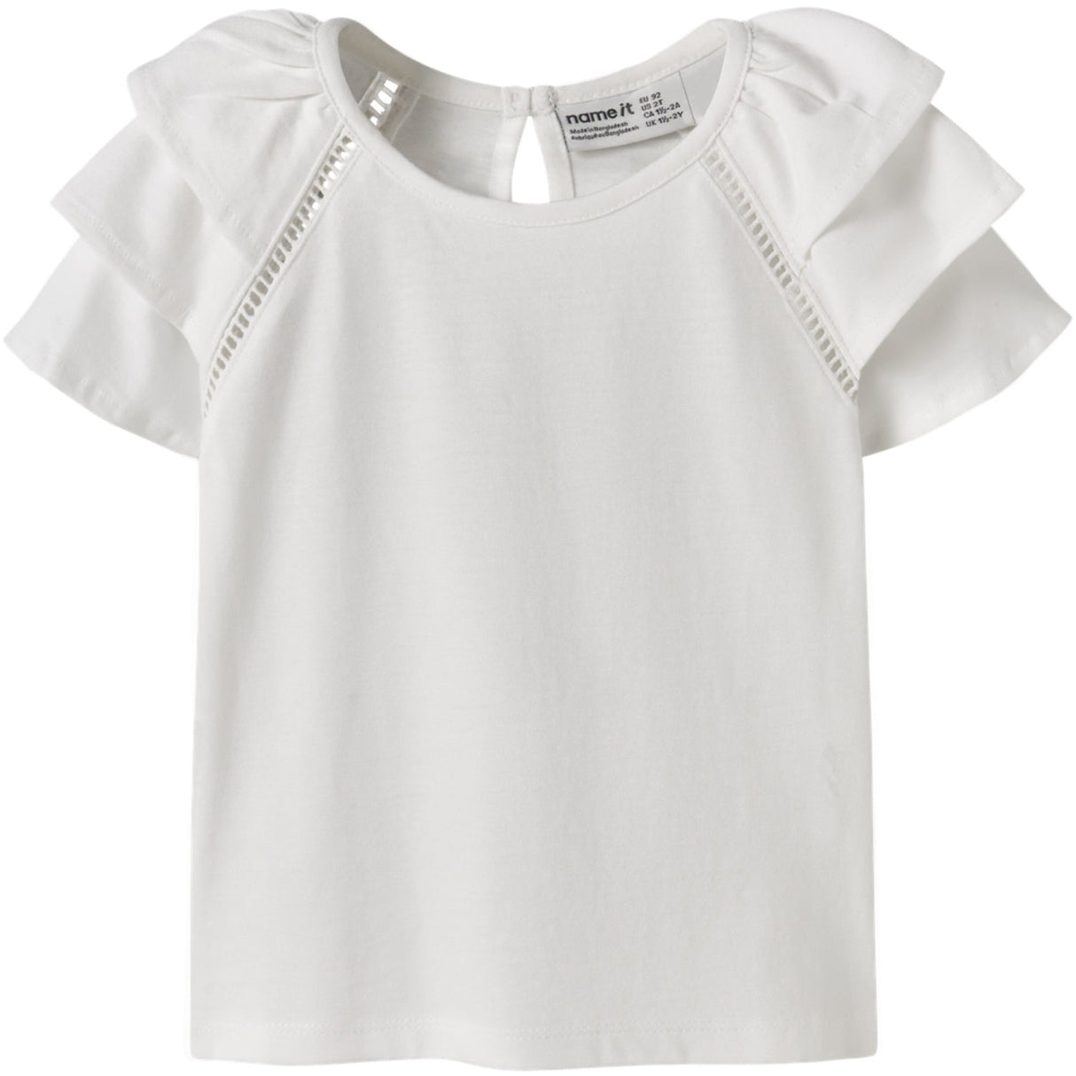 Name It Bright White Nmfhuda Ss Top