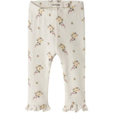 Lil'Atelier Coconut Milk Flower Nbfgayo Ska Slim Leggings Lil