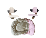 Nomi by Evomove Highchair Cushion Sand/ Pale Pink