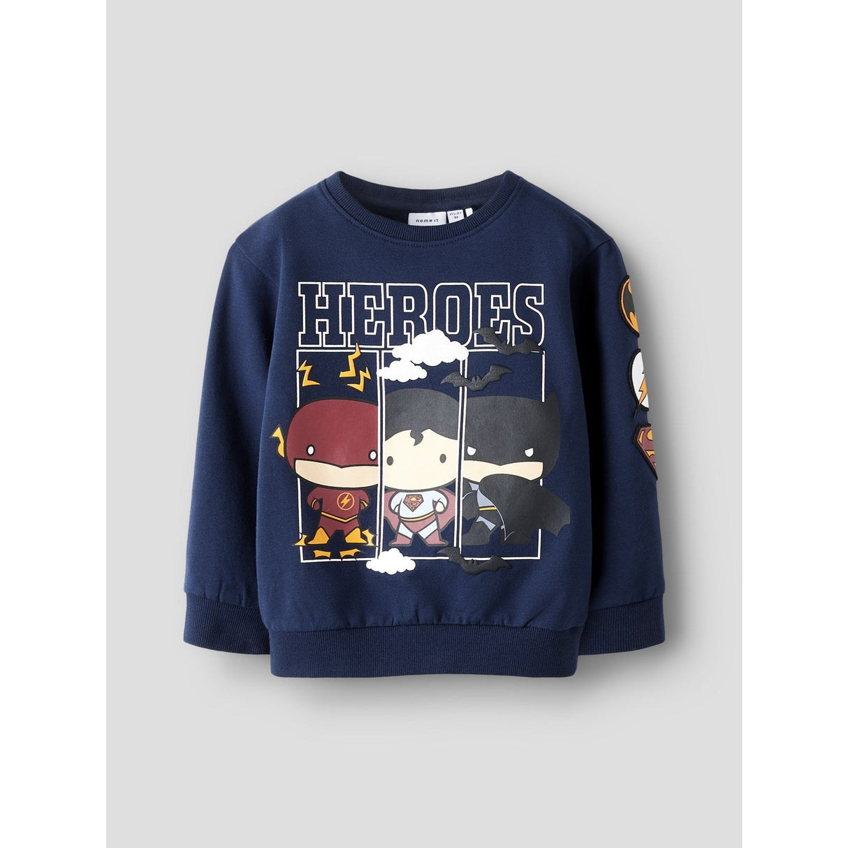 Name It Navy Blazer Nmmosmus Batman Nreg Sweat Bru Wab